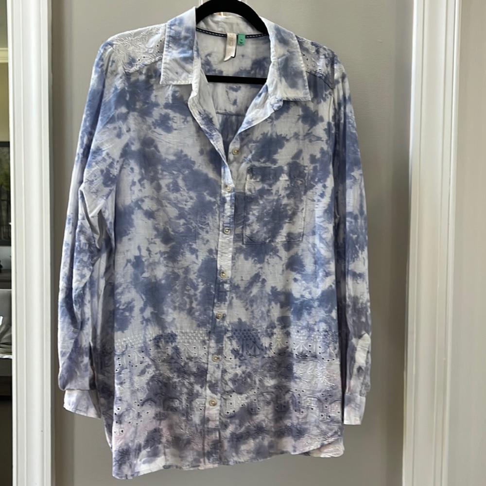 EUC Like New Long Sleeve Button Down Anthropologie Shirt